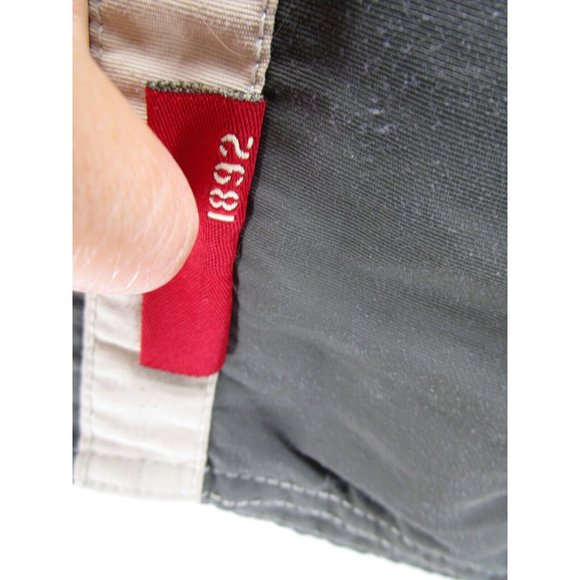 VINTAGE Abercrombie & Fitch Swim Trunks 33 Board Shorts Cargo Belted * - Picture 7 of 10